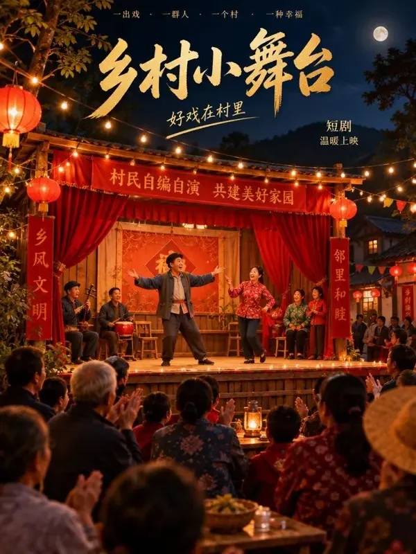 《村晚大舞台》- 蜜桃传媒官网生活喜剧短剧封面